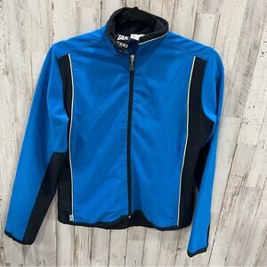 Tail Tech Blue Windbreaker Track Jacket Full Zip Cycling Running Womens XS